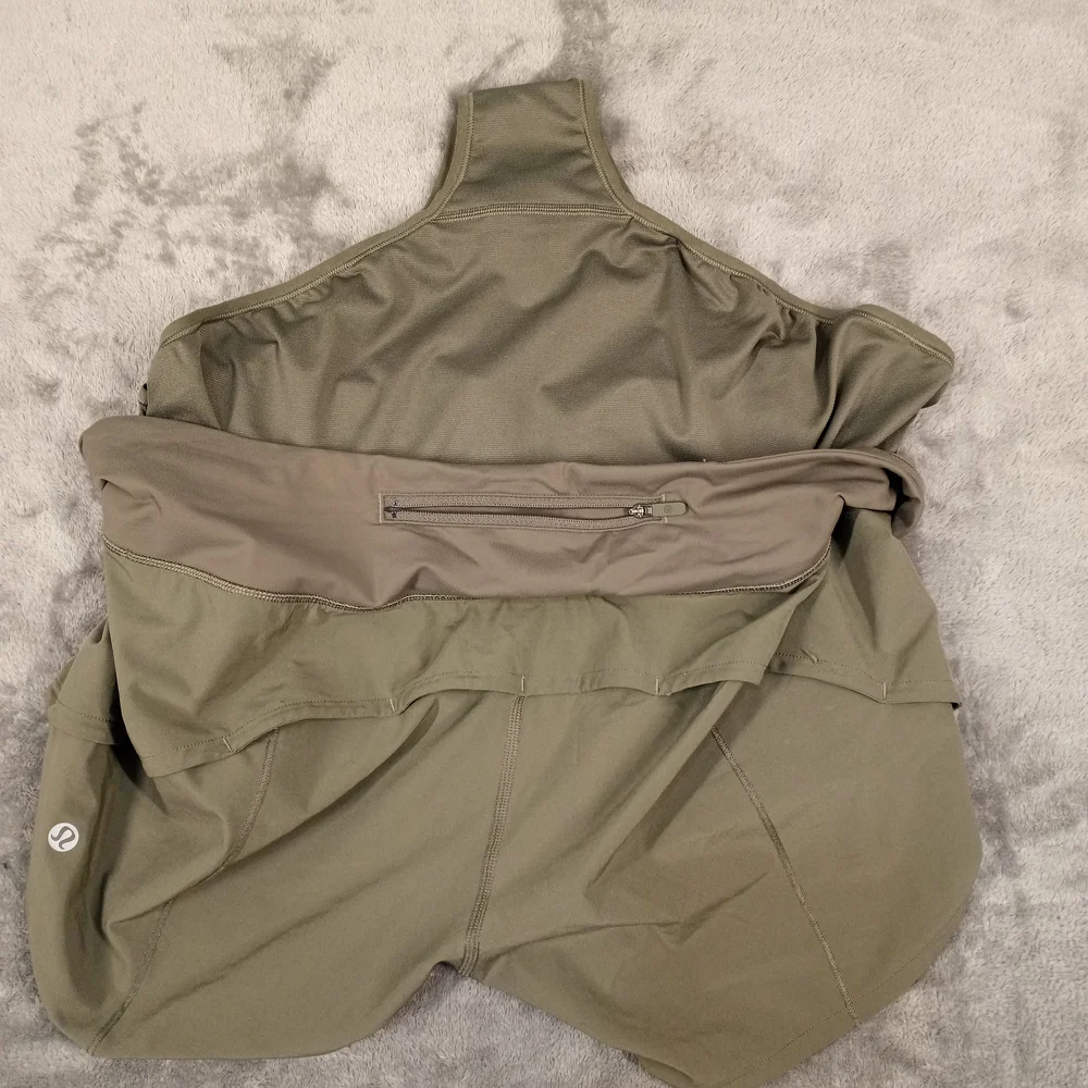 Lululemon Women's Olive Green Running Shorts Size 10 - Picture 8 of 12